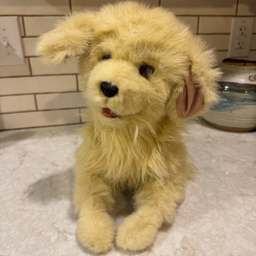 FurReal Friends Scamps My Playful Pup Great Condition Golden Retriever Dog Works